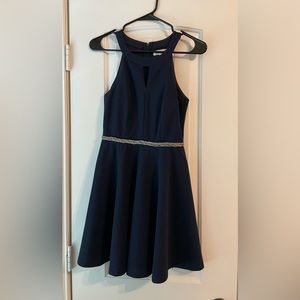 Macys Honey and Rosie dress, size small, navy